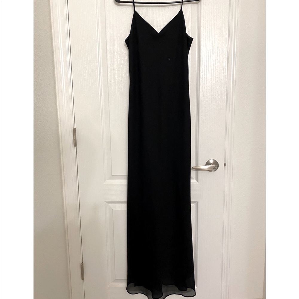 Black maxi formal dress